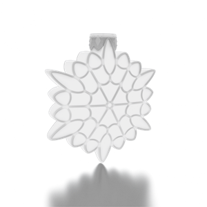 Праздничное украшение SNOWFLAKE светящееся 40639