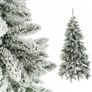 Ель искусственная заснеженная "Северная" (ПВХ), D90xH180 см 41241