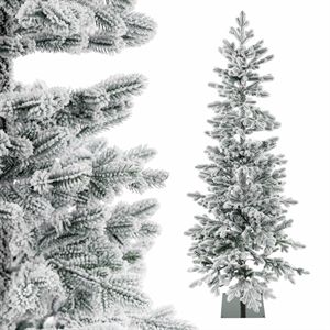 Ель искусственная заснеженная "Тикко" (ПЭ), D71xH155 см 41247