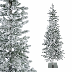 Ель искусственная заснеженная "Тикко" (ПЭ), D90xH220 см 41249
