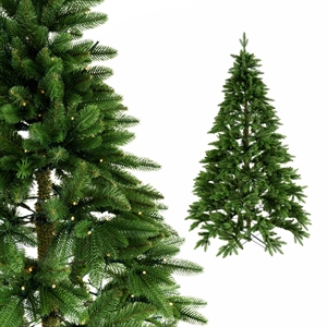 Ель искусственная с лампочками "Ленинградская" (ПВХ,ПЭ), D137xH210 см 41253