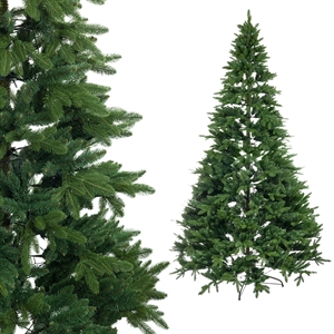 Ель искусственная с лампочками "Ленинградская" (ПВХ,ПЭ), D193xH300 см 41255