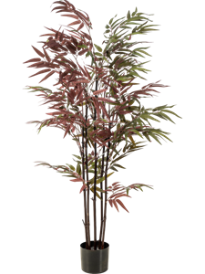 Бамбук зелёно-бордовый (искусственный) Nieuwkoop Europe 41385
