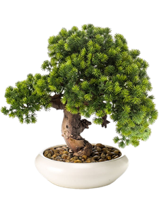 Бонсай в белом кашпо (искусственный) Nieuwkoop Europe 41394