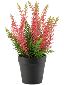 Эрика (вереск) куст розовый в кашпо (искусственный) Nieuwkoop Europe 41458