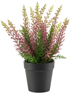 Эрика (вереск) куст фиолетовый в кашпо (искусственный) Nieuwkoop Europe 41460