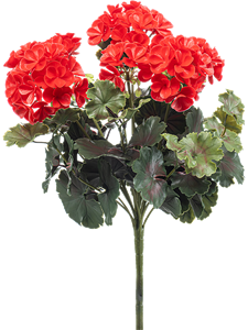 Герань куст красный (uv) (искусственный) Nieuwkoop Europe, 41514 41514