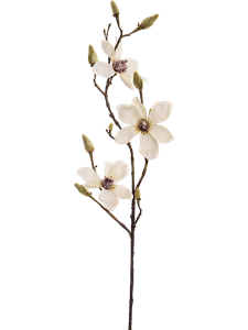 Магнолия ветка кремовая (искусственная) Nieuwkoop Europe 41559