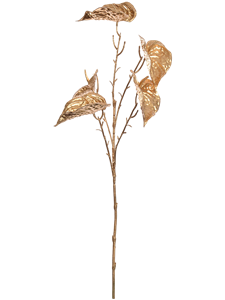 Антуриум цветок золотой (искусственный) Nieuwkoop Europe 41648