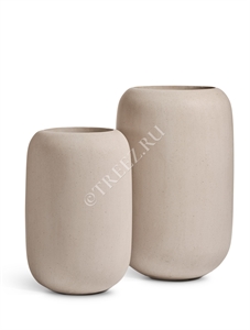 Кашпо TREEZ Effectory Beton Bionic - Mon Белый песок 44301