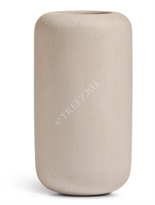 Кашпо TREEZ Effectory Beton Bionic - Ton Белый песок высокий 44304