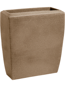 Кашпо Capi arc granite planter rectangle высокий 45284