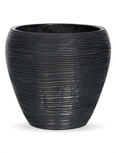 Кашпо Capi nature vase tapering round rib i.5