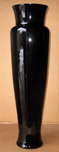 Ваза стеклянная D29 H100 см черная