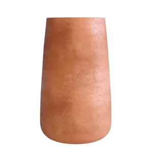 Кашпо CONCRETIKA CONE RED CLAY высокое 22631