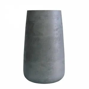 Кашпо CONCRETIKA CONE SMOKEY BLUE высокое 22641