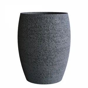 Кашпо CONCRETIKA OVAL EROSIA GRAY 22817