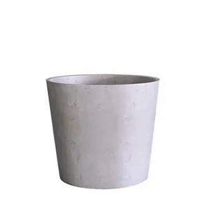 Кашпо CONCRETIKA CRATER CONCRETE WHITE 22915