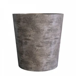 Кашпо CONCRETIKA CRATER CONCRETE GREY DARK большое 22982