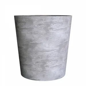 Кашпо CONCRETIKA CRATER CONCRETE GREY LIGHT большое 22983