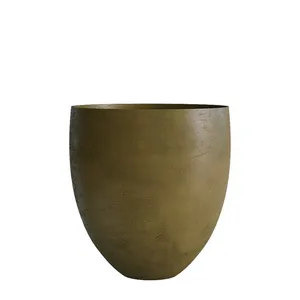 Кашпо CONCRETIKA BARREL AVOCADO GREEN низкое 23118