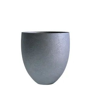 Кашпо CONCRETIKA BARREL PREMIUM GREY низкое 23144