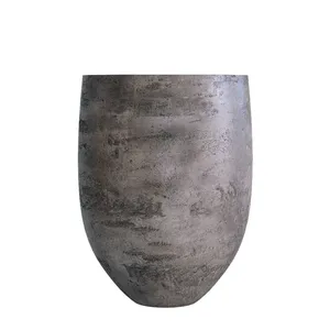 Кашпо CONCRETIKA BARREL CONCRETE GREY DARK 23161