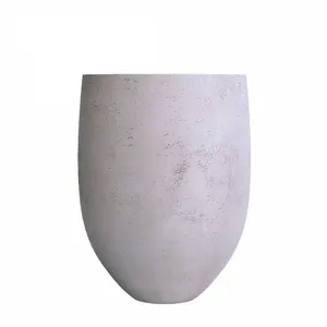 Кашпо CONCRETIKA BARREL CONCRETE WHITE 23164