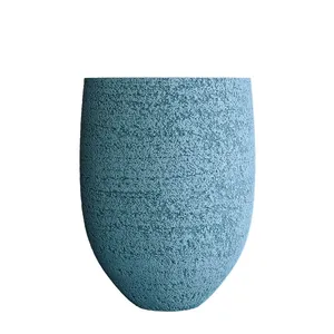 Кашпо CONCRETIKA BARREL EROSIA BLUE 23168