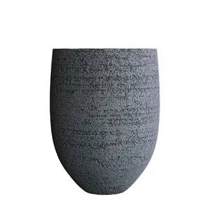 Кашпо CONCRETIKA BARREL EROSIA GRAY 23170