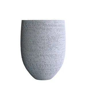 Кашпо CONCRETIKA BARREL EROSIA WHITE 23172