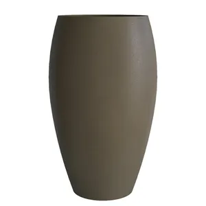 Кашпо CONCRETIKA OVAL OLIVE высокое 23213