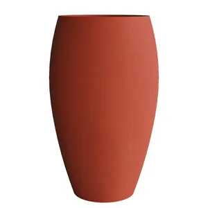 Кашпо CONCRETIKA OVAL TERRACOTTA высокое 23221