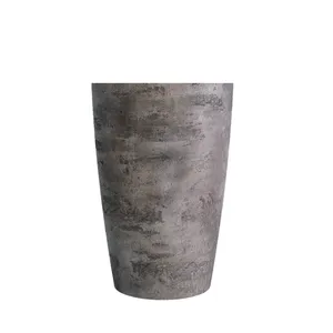 Кашпо CONCRETIKA CONUS CONCRETE GREY DARK 23266