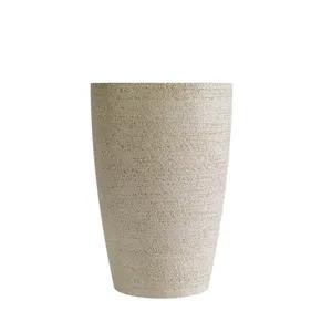 Кашпо CONCRETIKA CONUS EROSIA YELLOW 23278