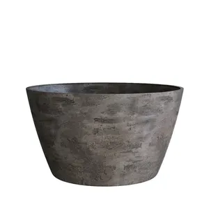 Кашпо CONCRETIKA BOWL CONCRETE GREY DARK 23440