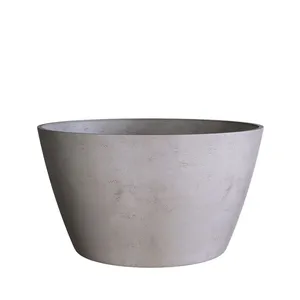 Кашпо CONCRETIKA BOWL CONCRETE WHITE 23443