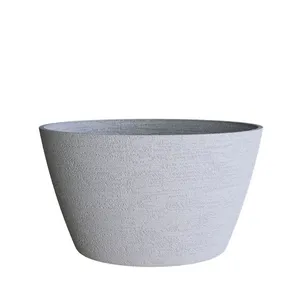 Кашпо CONCRETIKA BOWL EROSIA WHITE 23451