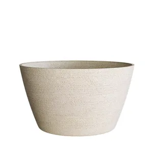 Кашпо CONCRETIKA BOWL EROSIA YELLOW 23452