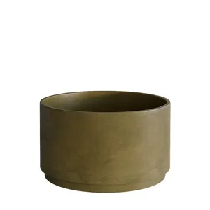 Кашпо CONCRETIKA CYLINDER XL AVOCADO GREEN 23502