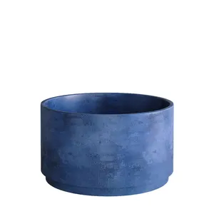 Кашпо CONCRETIKA CYLINDER XL BLUEBERRY 23504