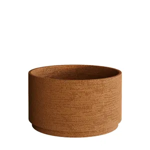 Кашпо CONCRETIKA CYLINDER XL EROSIA OCHRE 23520