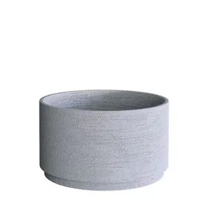 Кашпо CONCRETIKA CYLINDER XL EROSIA WHITE 23521