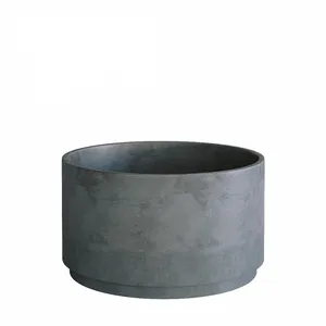 Кашпо CONCRETIKA CYLINDER XL SMOKEY BLUE 23534