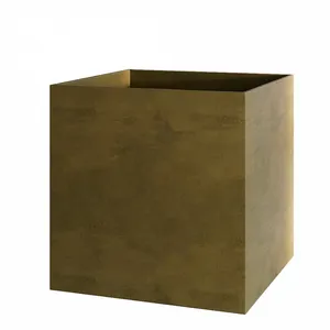 Кашпо CONCRETIKA CUBE AVOCADO GREEN 23537