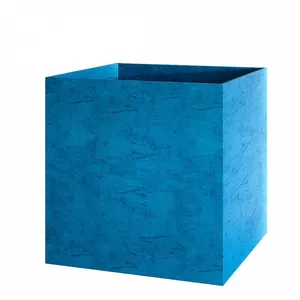 Кашпо CONCRETIKA CUBE COBALT BLUE 23543