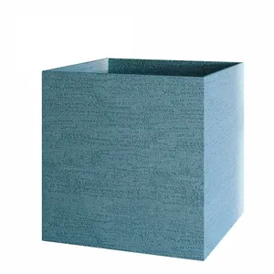 Кашпо CONCRETIKA CUBE EROSIA BLUE 23552