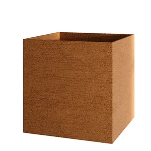 Кашпо CONCRETIKA CUBE EROSIA OCHRE 23555