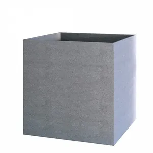 Кашпо CONCRETIKA CUBE PREMIUM GREY 23563