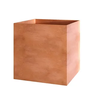 Кашпо CONCRETIKA CUBE RED CLAY 23564